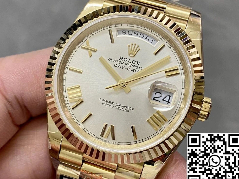 Factory Dial QF Day Tungsten v5 Date Rolex Steel M228238-0042 White 0306